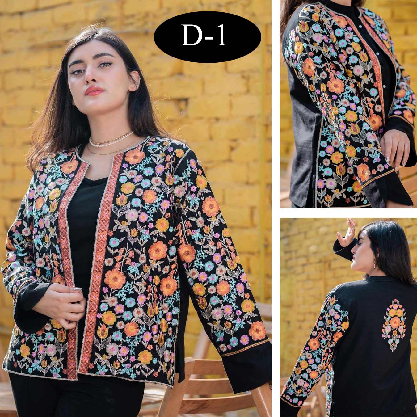 Western Stylish Fully-Embroidery Winter š„¶ Short Koti