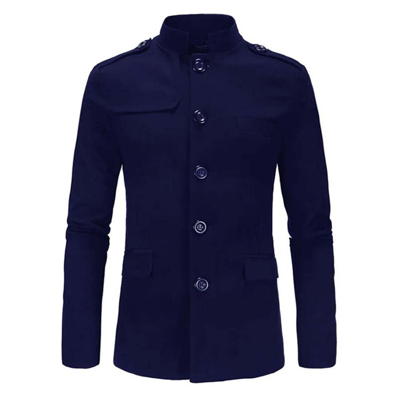 Collar Style Casual Winter Fleece Coat. MWJ-407